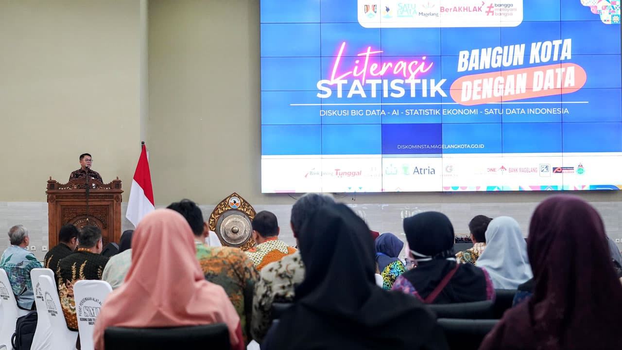 Kota Magelang Dorong Kepemimpinan Berbasis Data Lewat Seminar Literasi Statistik 2025