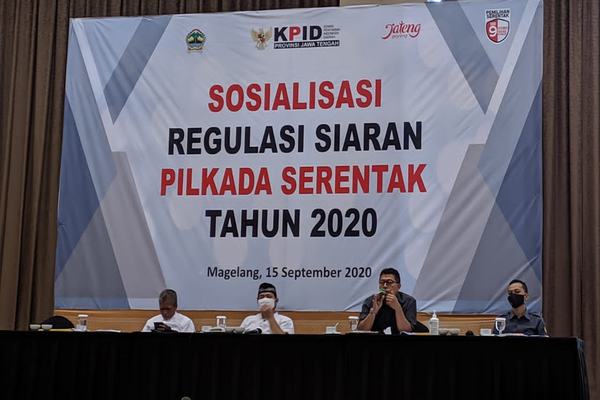 KPID JATENG SELENGARAKAN SOSIALISASI REGULASI SIARAN PILKADA SERENTAK TAHUN 2020
