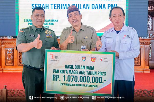 Bulan Dana PMI Kota Magelang 2023 Terkumpul Lebih Dari Rp 1 Miliar