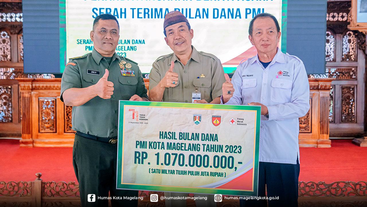 Bulan Dana PMI Kota Magelang 2023 Terkumpul Lebih Dari Rp 1 Miliar