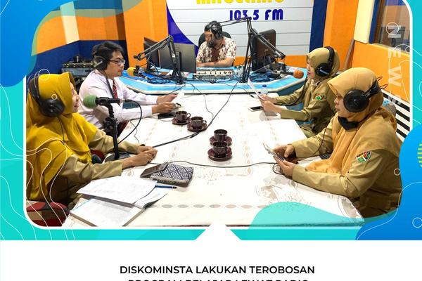 DISKOMINSTA LAKUKAN TEROBOSAN PROGRAM BELAJAR LEWAT RADIO