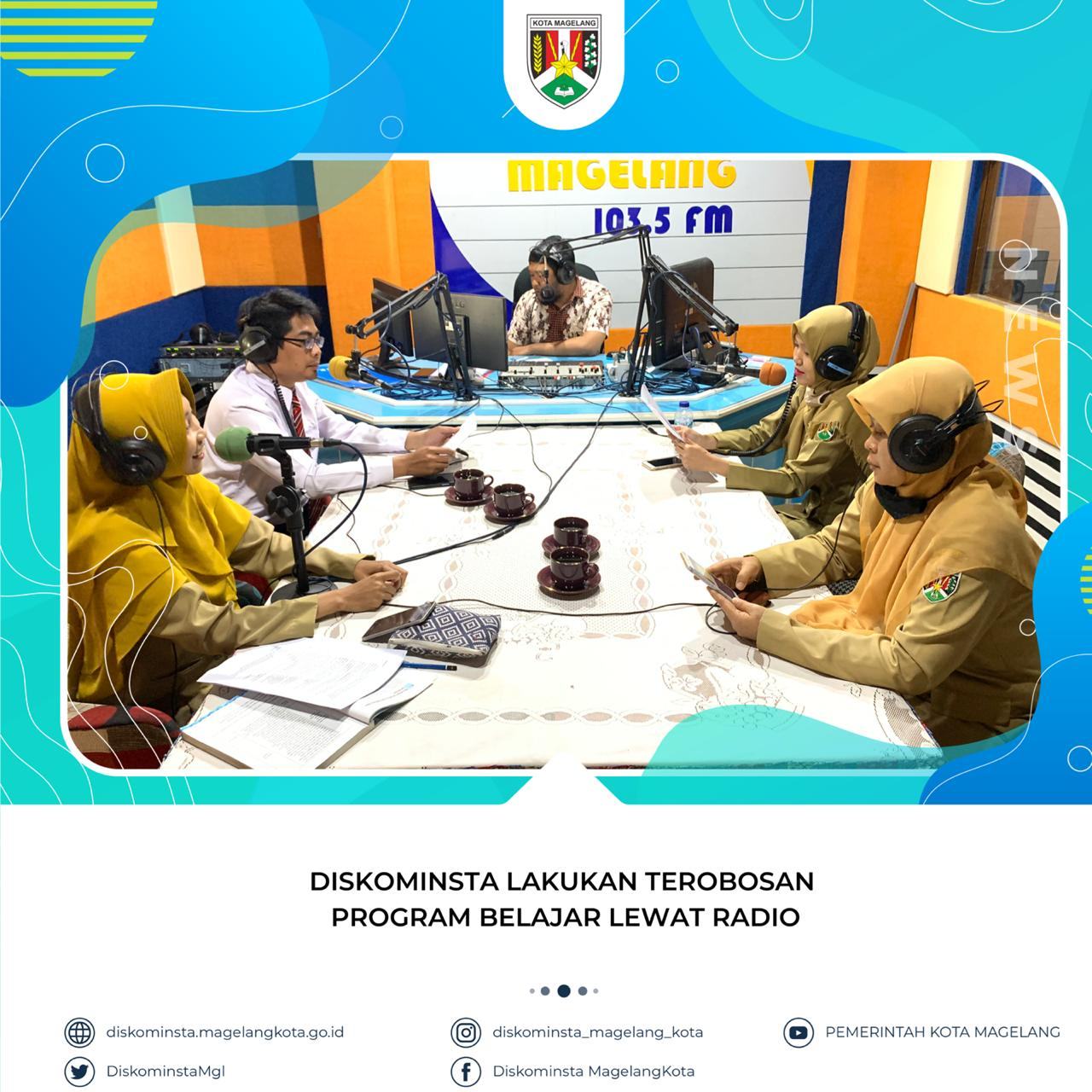 DISKOMINSTA LAKUKAN TEROBOSAN PROGRAM BELAJAR LEWAT RADIO