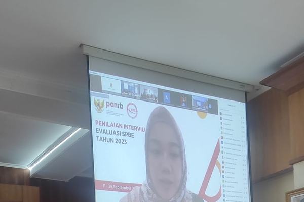 Pemerintah Kota Magelang mengikuti Penilaian Interviu Evaluasi SPBE Tahun 2023