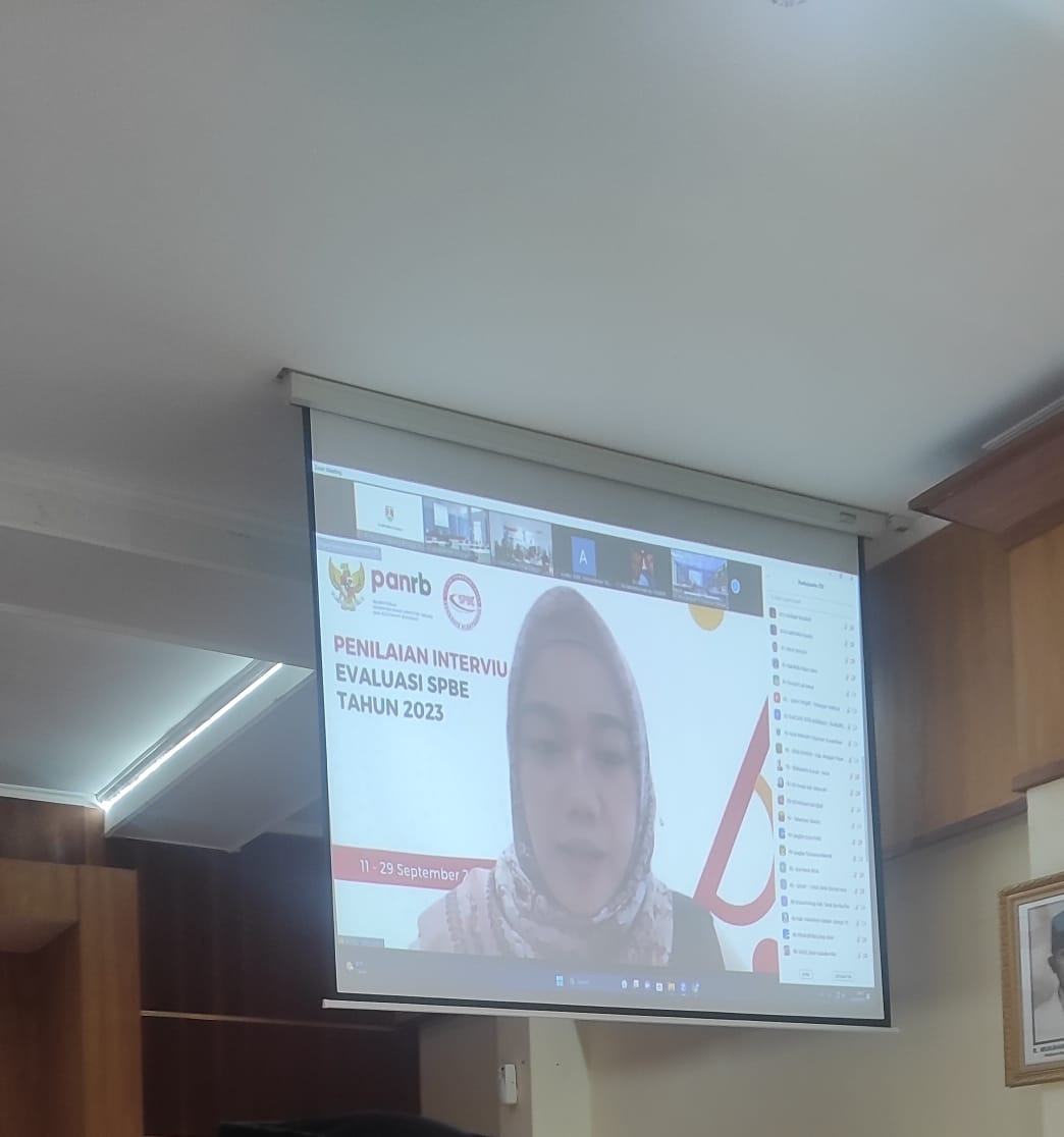 Pemerintah Kota Magelang mengikuti Penilaian Interviu Evaluasi SPBE Tahun 2023