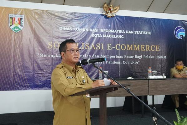 PERLUAS PANGSA PASAR UMKM, PEMKOT MAGELANG GANDENG TOKOPEDIA DAN SHOPEE DALAM SOSIALISASI E-COMMERCE