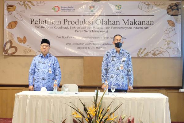 Pelaku IKM Kota Magelang Dapat Pelatihan Produksi Pengolahan Makanan