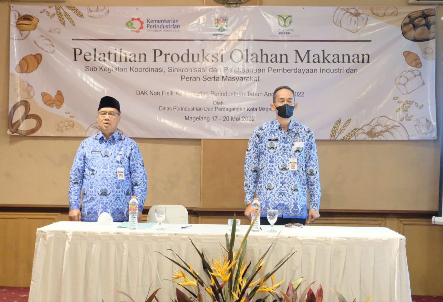 Pelaku IKM Kota Magelang Dapat Pelatihan Produksi Pengolahan Makanan
