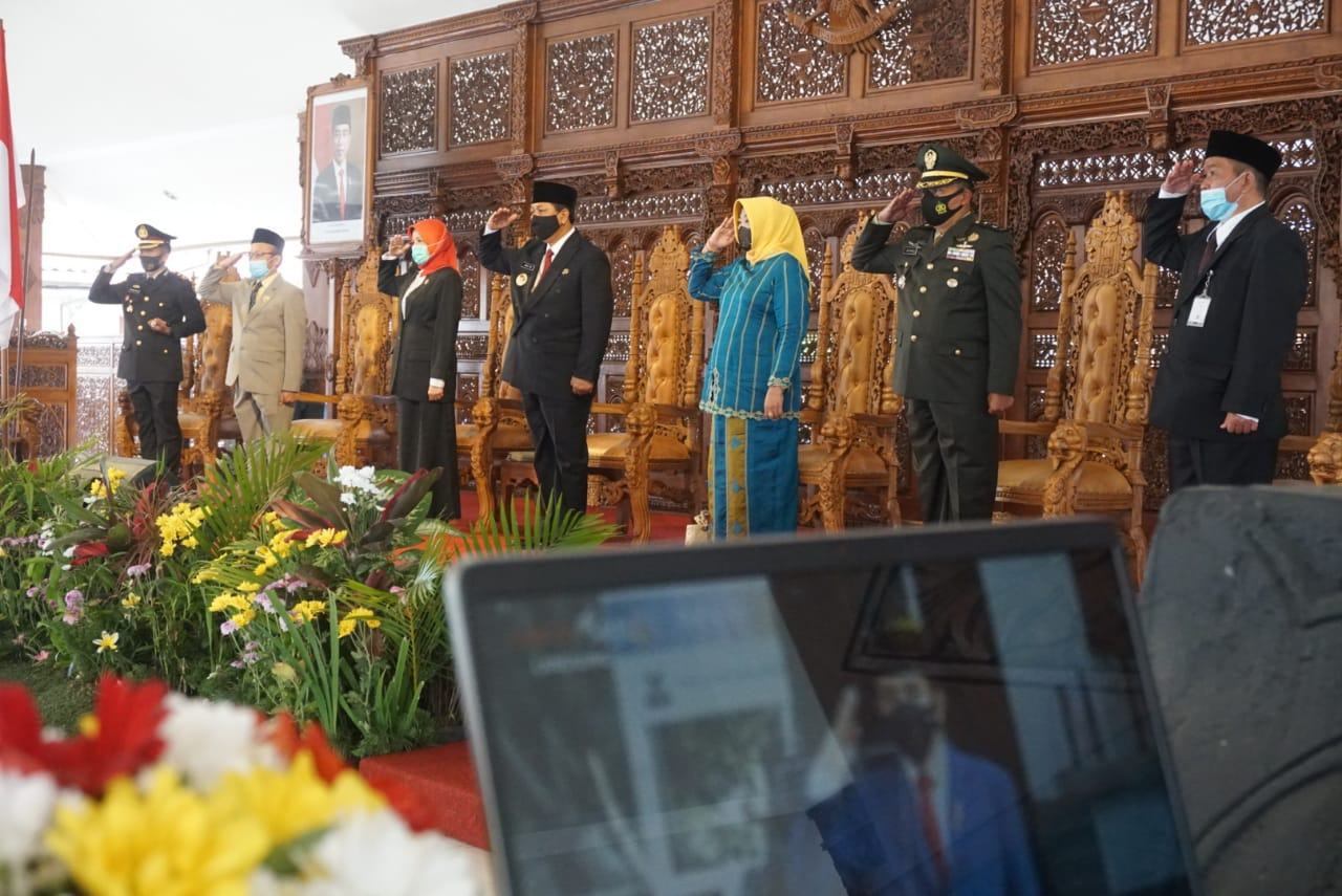 WALI KOTA MAGELANG IKUTI UPACARA PERINGATAN HARI KESAKTIAN PANCASILA SECARA DARING