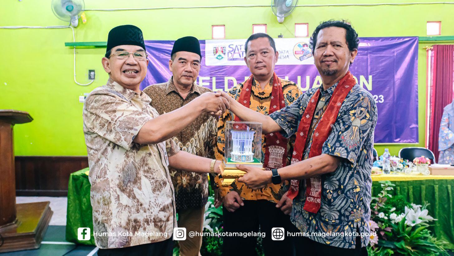 Tidar Selatan Masuk Top 20 Evaluasi Kelurahan Cinta Statistik Nasional 2023