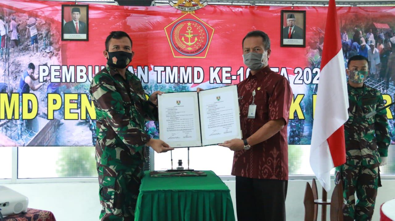 TNI DAN PEMKOT MAGELANG TINGKATKAN SINERGI DALAM AKSELERASI PEMBANGUNAN MELALUI TMMD SENGKUYUNG