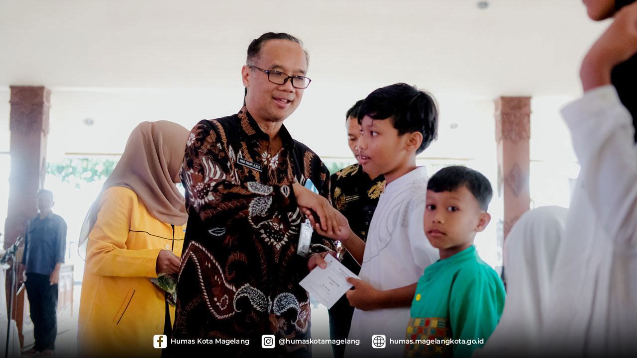 Baznas Kota Magelang Salurkan Bantuan Rp 85 Juta Untuk Anak Yatim