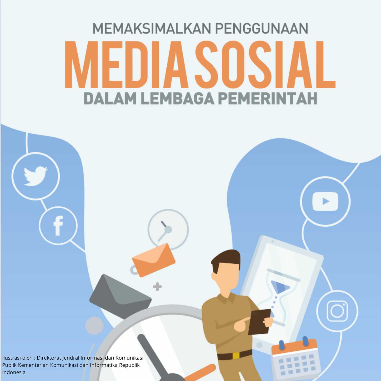 Admin Media Sosial Diskominsta Kota Magelang Kompak Ikuti Webinar Pengelolaan Medsos Pemerintah