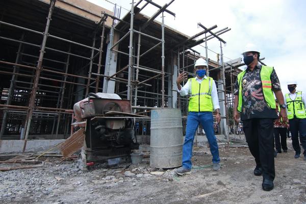 WALI KOTA MAGELANG TINJAU PROYEK PEMBANGUNAN 2020