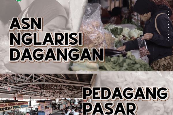 Kota Magelang Bikin Gerakan ASN Nglarisi Dagangan Pasar Rakyat, PKL dan UMKM