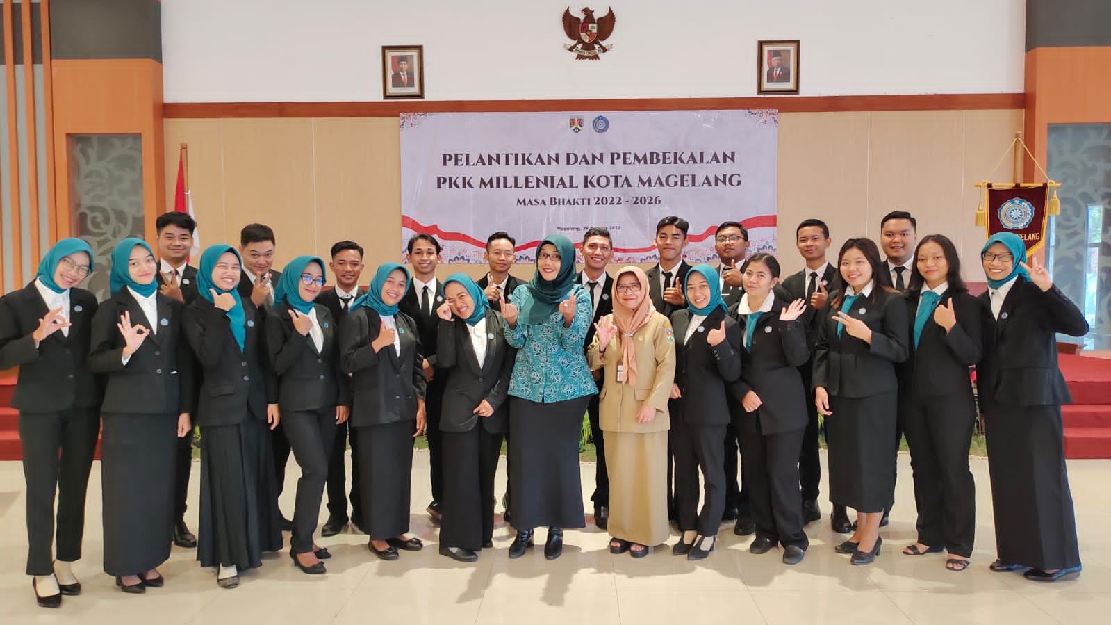 Libatkan Kiprah Generasi Muda, Ketua TP PKK Kota Magelang Lantik PKK Milenial