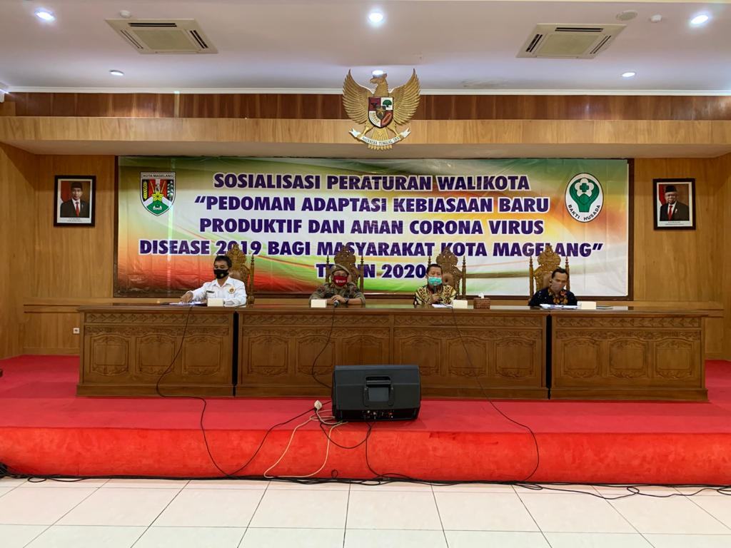 PEMKOT MAGELANG RESMI TETAPKAN PERWAL PEDOMAN ADAPTASI KEBIASAAN BARU, SOSIALISASI DIGELAR HARI INI
