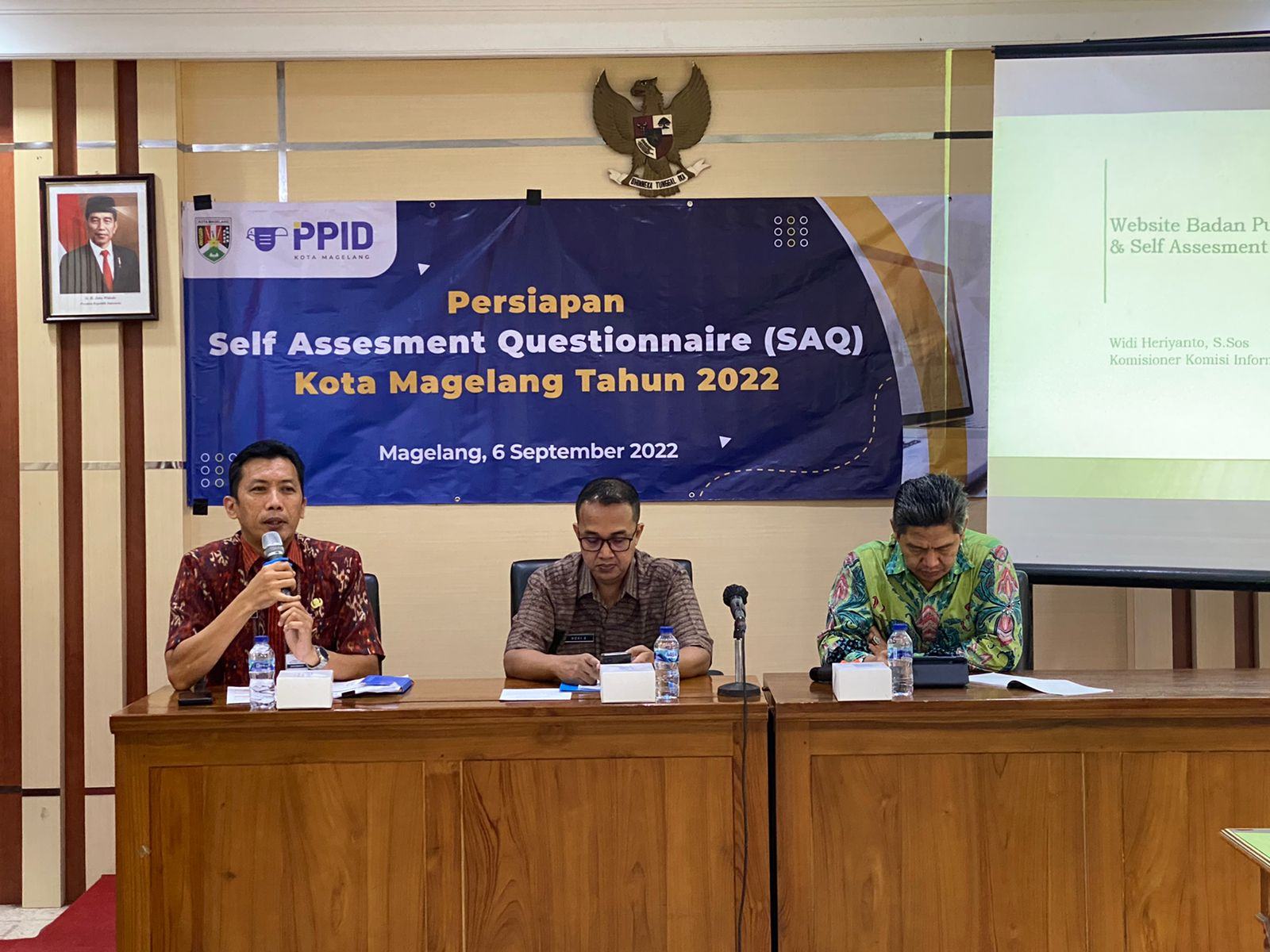 Koordinasi Persiapan SAQ PPID Kota Magelang