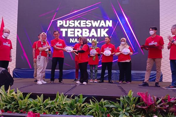 Puskeswan Kota Magelang Juara 2 Puskeswan Terbaik Nasional Tahun 2022