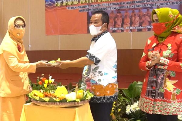 RAYAKAN 21 TAHUN, DWP KOTA MAGELANG KOKOHKAN KIPRAH MEMBANGUN BANGSA