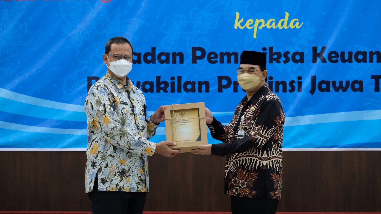 Serahkan LKPD 2021, Kota Magelang Optimis Raih WTP Lagi