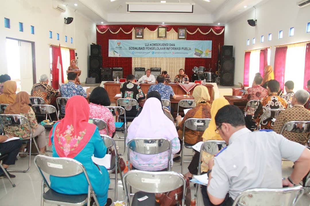 PPID Kota Magelang Gelar Uji Konsekuensi dalam Rangkaian Agenda Peningkatan Kapasitas Kelembagaan Dan Kualitas Pelayanan Informasi Publik