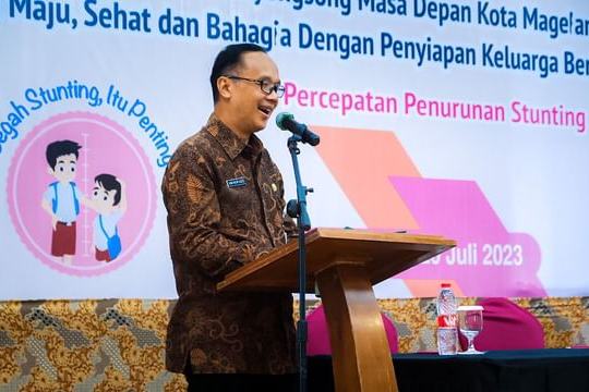 Penandatanganan Piagam Komitmen Bersama Penurunan Stunting di Kota Magelang
