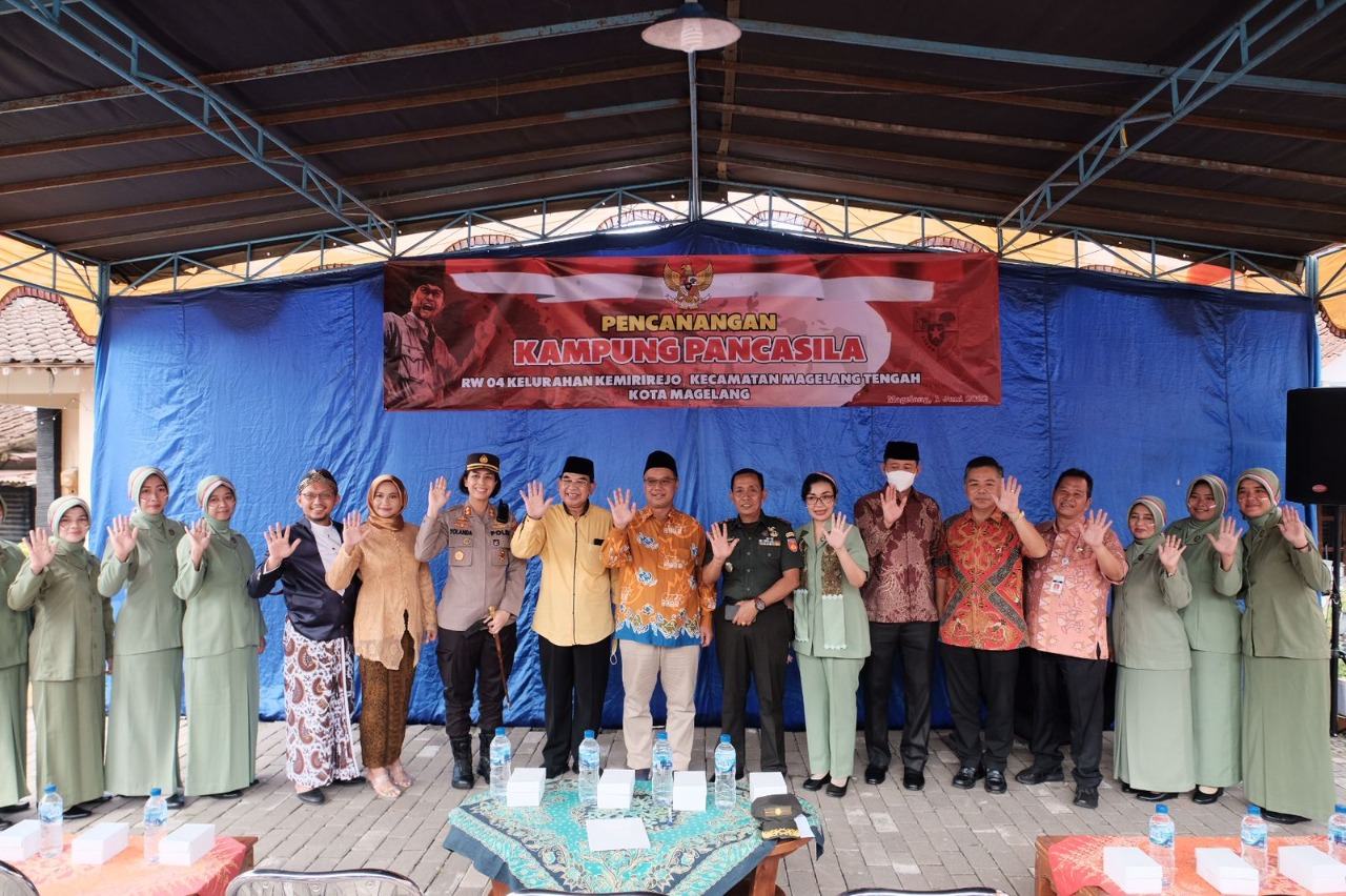 Kemirikerep Dicanangkan Sebagai Pelopor Kampung Pancasila di Kota Magelang