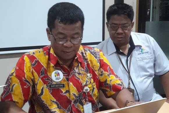 Wujudkan Komitmen Mensukseskan SP2020: Seluruh Karyawan Diskominsta Kota Magelang Lakukan SP Online Serentak