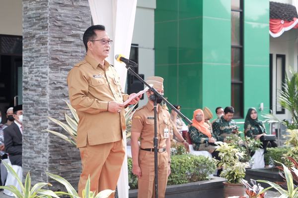 Sekda Kota Magelang Pimpin Upacara Hari Agraria dan Tata Ruang Nasional 2022