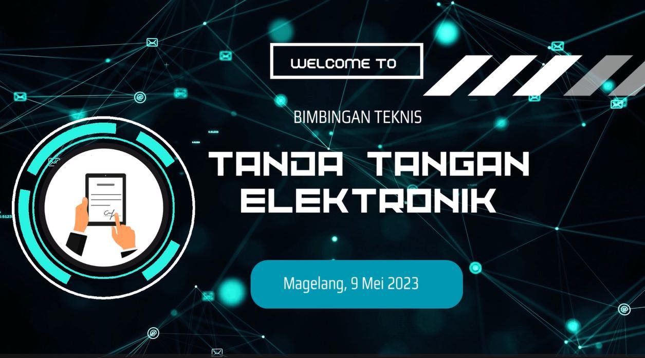 Bimtek Penggunaan TTE (Batch 1) Dinas Komunikasi Informatika dan Statistik Kota Magelang