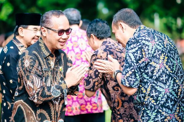 Keluarga Besar ASN Pemkot Magelang Ikuti Halalbihalal Usai Lebaran 1445 H