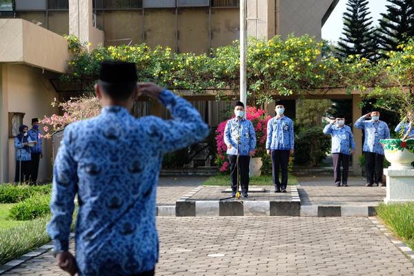Wali Kota Magelang Motivasi Para Pegawai pada Hari Pertama Kerja Usai Libur Lebaran
