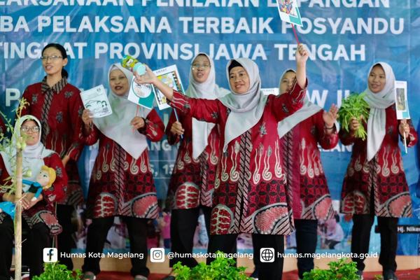 Posyandu Kasih Ibu Kedungsari Wakili Kota Magelang Lomba Posyandu Tingkat Jateng