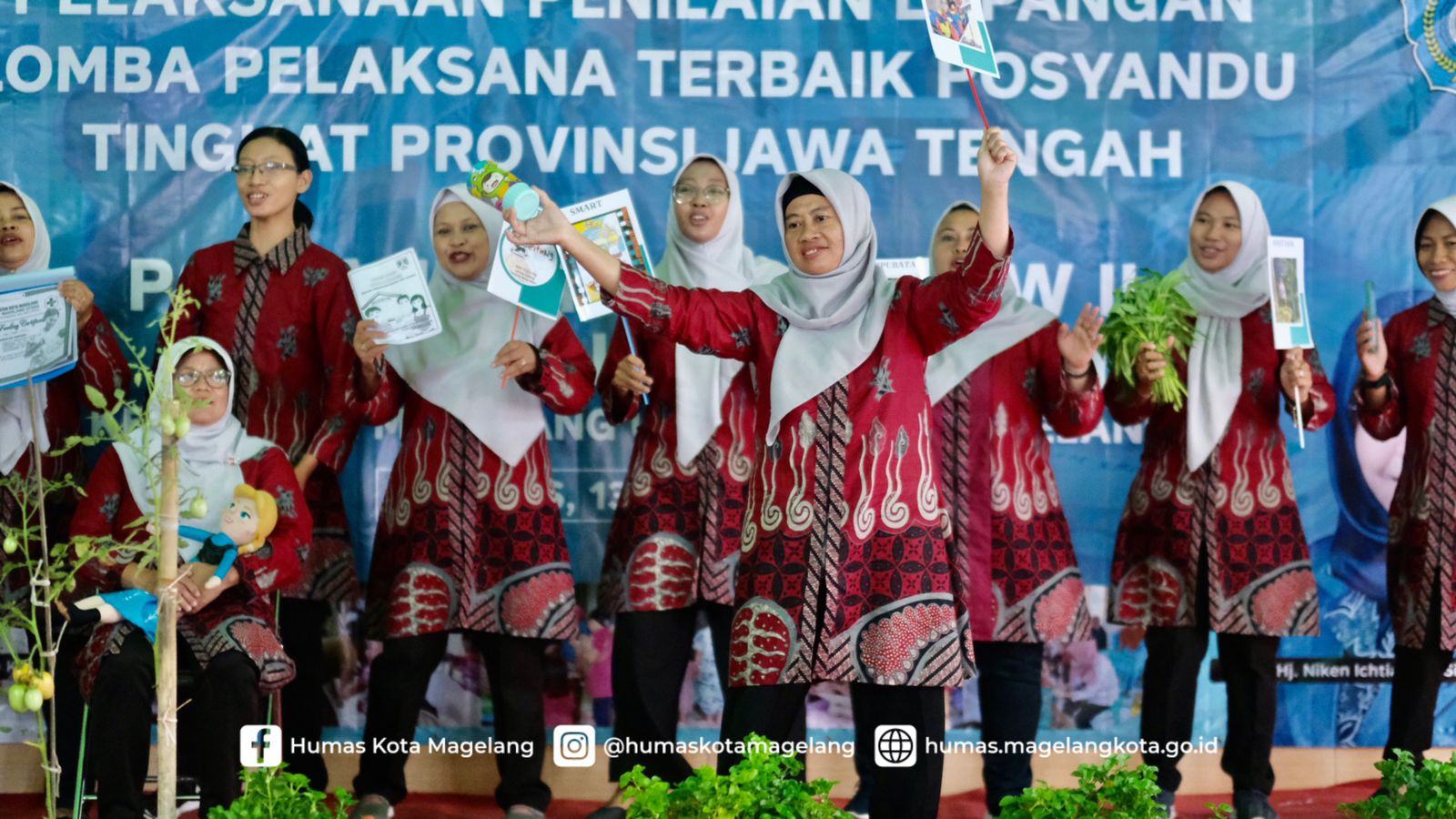 Posyandu Kasih Ibu Kedungsari Wakili Kota Magelang Lomba Posyandu Tingkat Jateng