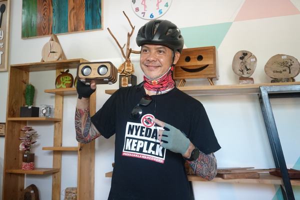 SAMBANGI KOTA MAGELANG DI SELA GOWES, GANJAR PRANOWO TINJAU DAN PROMOKAN PRODUK UMKM POTENSIAL