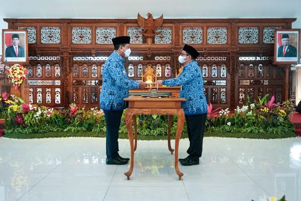SEKDA KOTA MAGELANG DITUNJUK SEBAGAI PLH WALI KOTA