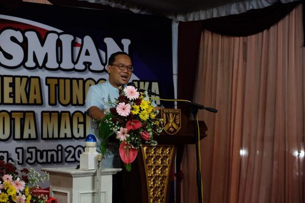 Gapura Bhinneka Tunggal Ika Bangkitkan Kejayaan Pecinan Kota Magelang