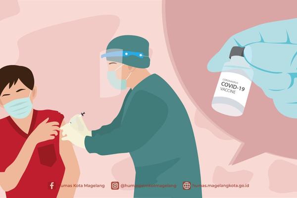Capaian Vaksinasi Covid-19 Kota Magelang Terbanyak ke-3 Se- Jateng