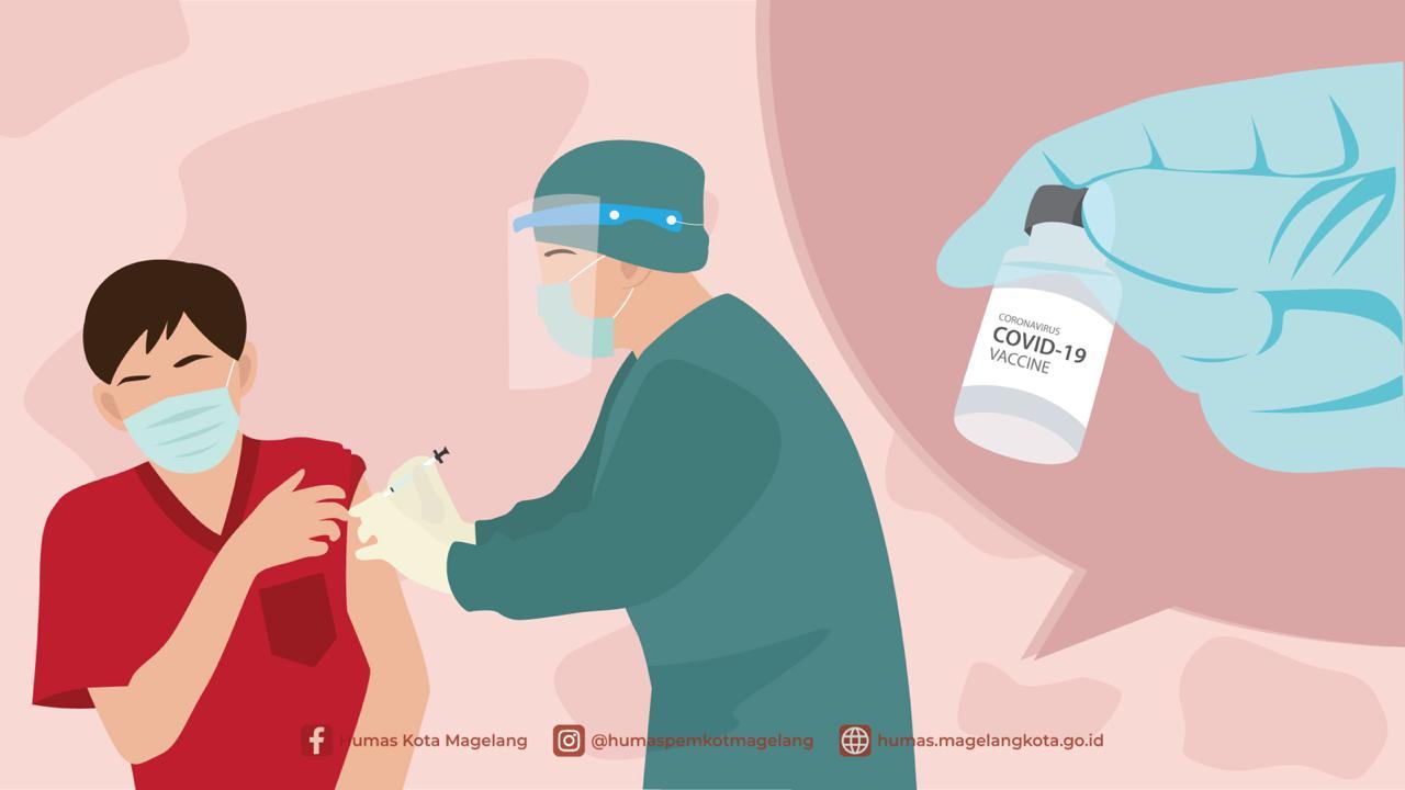 Capaian Vaksinasi Covid-19 Kota Magelang Terbanyak ke-3 Se- Jateng