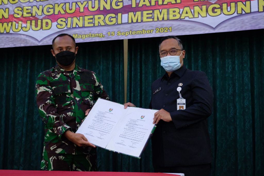 TMMD  Sengkuyung Bantu Kota Magelang Hadapi Pandemi Covid-19