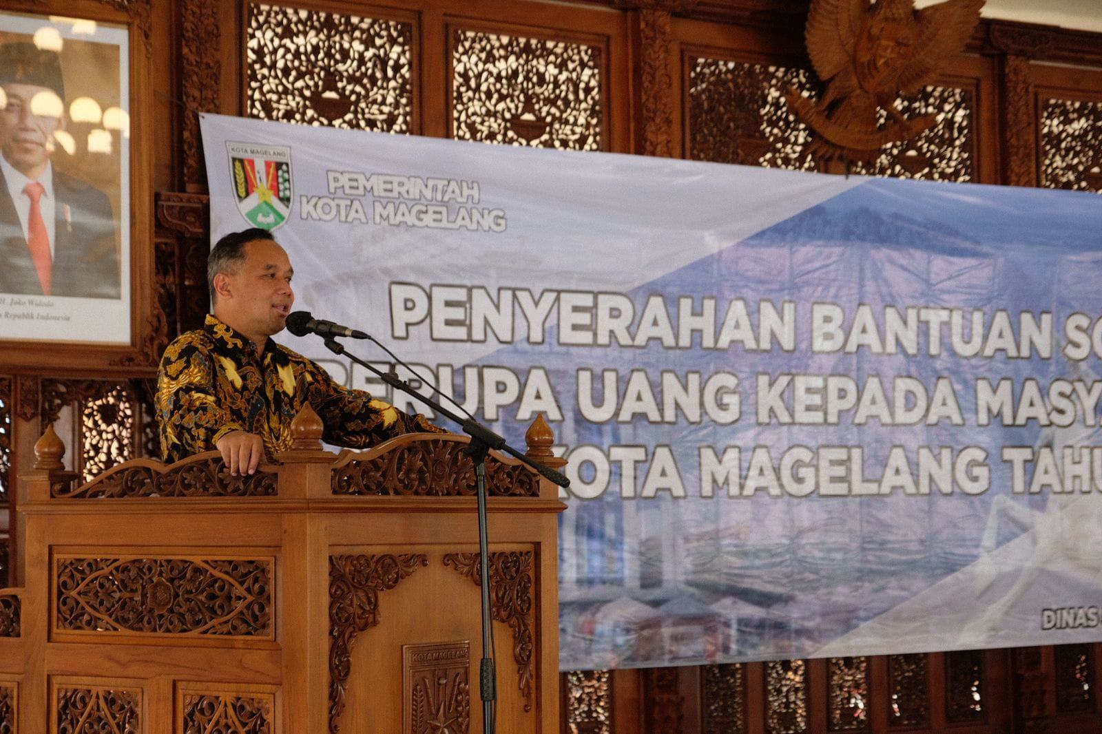Wali Kota Magelang Harap Warga Kreatif Gunakan Bantuan Sosial Tunai