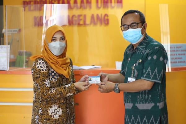 Perpustakaan Kota Magelang Tetap Buka Layanan Pembuatan Kartu Anggota Baru