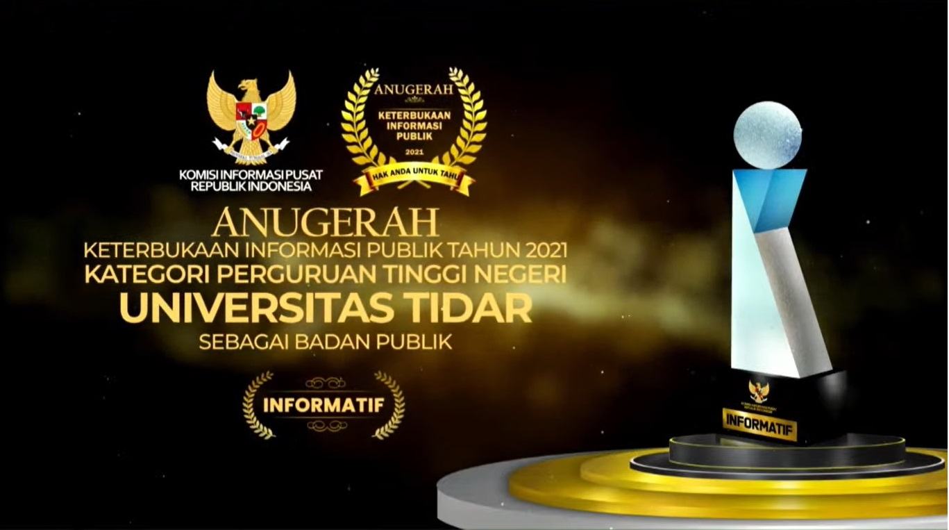 UNTIDAR Raih Predikat “Informatif” Ajang Anugerah Keterbukaan InformasiPublik Tahun 2021