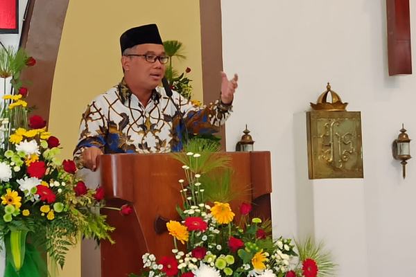 Wali Kota Magelang Sampaikan Sambutan Misa Natal di Gereja Santa Maria Fatima