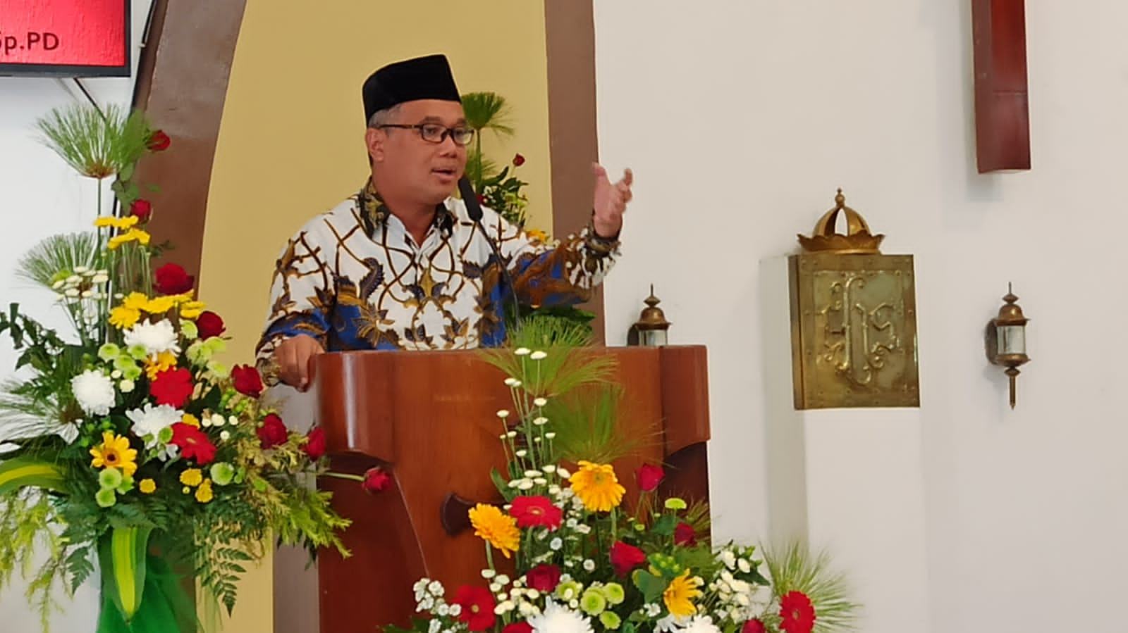 Wali Kota Magelang Sampaikan Sambutan Misa Natal di Gereja Santa Maria Fatima