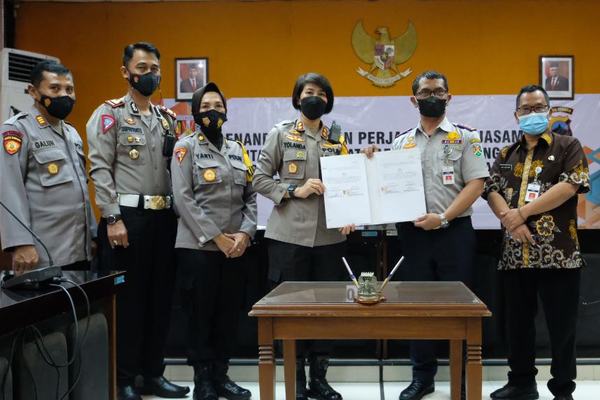 Bangun Kemitraan, Sejumlah OPD dan Polres Magelang Kota Teken Perjanjian Kerja Sama