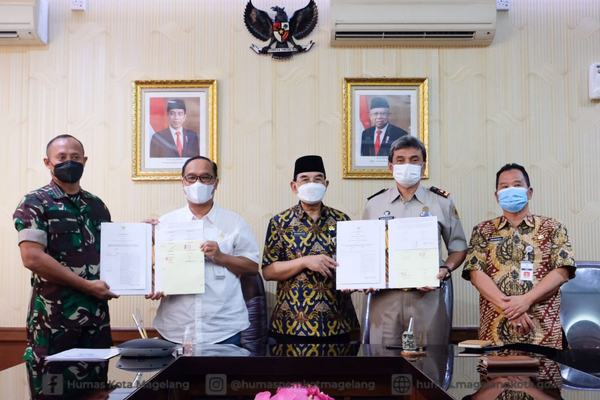 Pemkot Magelang, BPN, dan Dandim 0705/Magelang Teken Perjanjian Kerja Sama