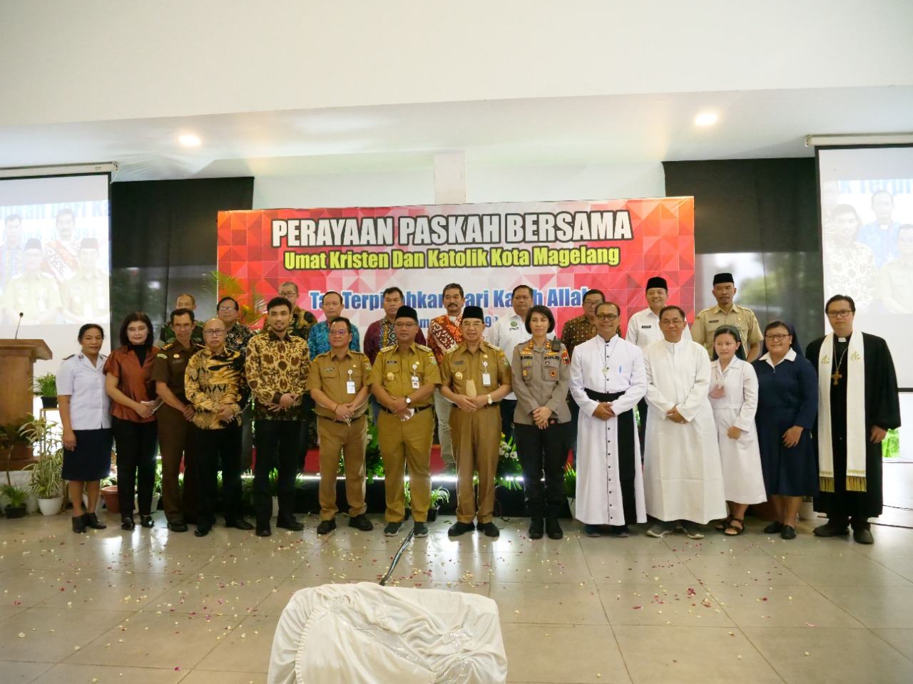 Umat Kristen dan Katolik Rayakan Paskah Bersama, Wujud Toleransi di Kota Magelang