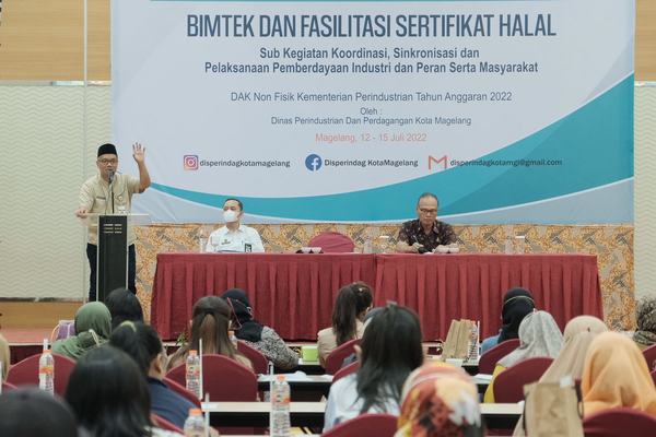 200 Pelaku IKM Pangan Kota Magelang Ikuti Bimtek Sertifikasi Halal