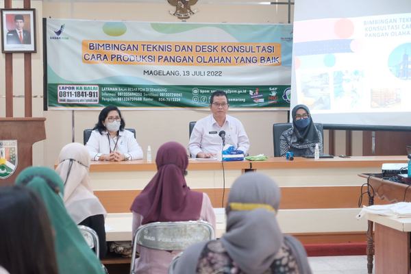 BBPOM Beri Bimtek Cara Pengolahan Pangan kepada UMKM Kota Magelang